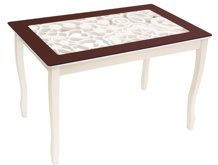 Фото Стол обеденный Стиль 2 Ажур III от производителя Мебель из стекла в Гурзуф по цене 13 770 ₽