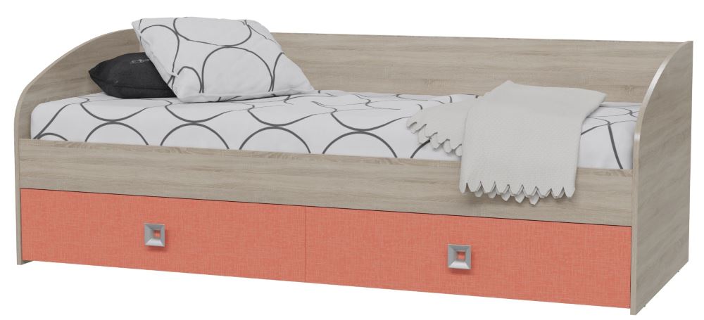 Фото Кровать односпальная Сити с ящиками (СМ 80х200)  от производителя Гранд Кволити в Гурзуф по цене 15 940 ₽