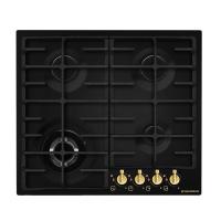 Варочная поверхность газовая 4-х комф. MGHE 64 74 (590х520) (Материал Стеклокерамика , Цвет Черный) в Гурзуф от производителя 