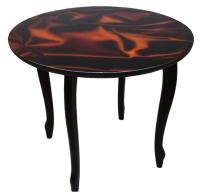 Фото stoly-kruglye стол обеденный принт 5.6  производитель Мебель из стекла