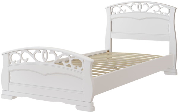 Фото Кровать односпальная Грация-1 (СМ 90х200) без основания с универсальными царгами от производителя Браво-мебель в Гурзуф по цене 18 520 ₽