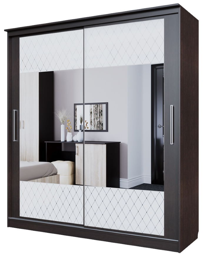 Фото Шкаф-купе №19 Классик белый (1,5 - 2 двери) от производителя SV-мебель в Гурзуф по цене 34 190 ₽