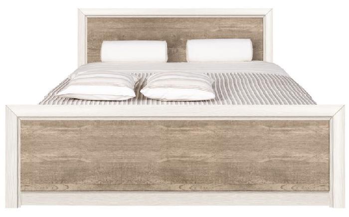 Кровать двуспальная Коен LOZ (СМ 160х200) с подъемным механизмом ( 160х200 , ЛДСП/МДФ , ясень снежный-сосна натуральная , с подъемным мех. , с коробом , без матраса (Black Red White (БРВ)) )