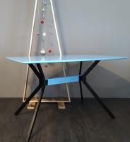 Стол обеденный DT-652 (металл, мдф-белый,  белый (La-alta) ) в Гурзуф от производителя 