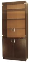 Фото shkafy-dlya-knig шкаф со стеклом шк-50 производитель Ромис