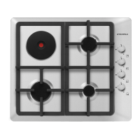 Варочная поверхность комбинированная 4-х комф. MEHS 64 97 (590х520) (Материал Металл , Цвет Металлик) в Гурзуф от производителя 