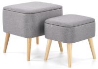 Комплект Halmar Pula (2 пуфа) в интернет магазине Планета Комфорта Фото pufy комплект halmar pula (2 пуфа) производитель Halmar