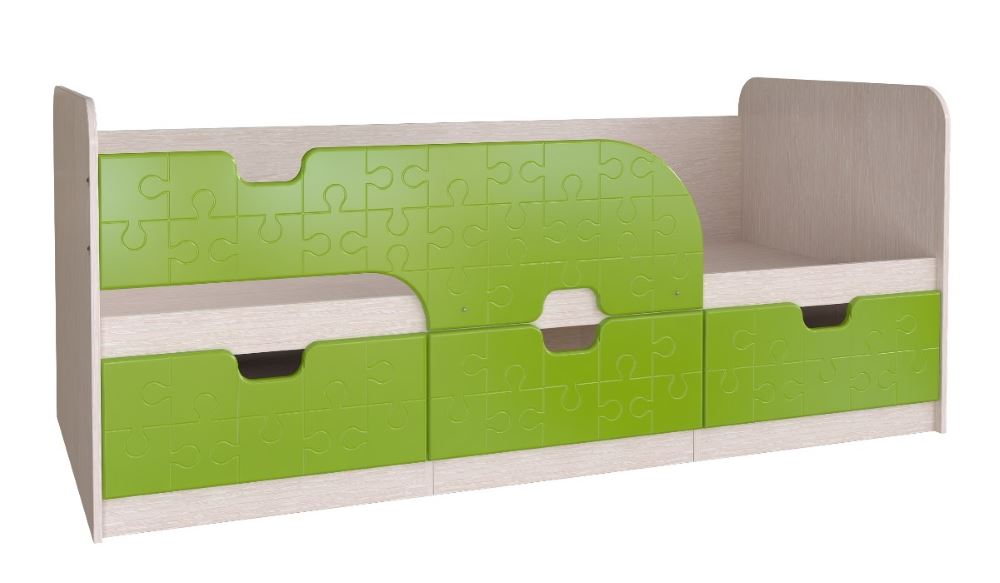 Кровать детская Минима (СМ 80х186) ( 80х186 , ЛДСП/МДФ , дуб атланта/лайм , без подъемного мех. , ящики в комплекте , без матраса (БТС) ) в Гурзуф от производителя в интернет магазине Планета Комфорта Кровать детская Минима (СМ 80х186) ( 80х186 , ЛДСП/МДФ , дуб атланта/лайм , без подъемного мех. , ящики в комплекте , без матраса (БТС) ) в Гурзуф от производителя