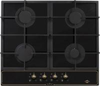 Варочная поверхность газовая 4-х комф. PG-612 (590х515) (Материал Стеклокерамика , Цвет Черный) в Гурзуф от производителя 