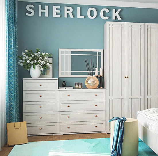 Фото Зеркало навесное Шерлок (Sherlock)-7 от производителя Глазов в Гурзуф по цене 5 100 ₽