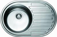 Мойка Cristall ROMA PLUS UA7108ZS (ГР 770х500хh180) (Цвет мойки матовый) в Гурзуф от производителя в интернет магазине Планета Комфорта Мойка Cristall ROMA PLUS UA7108ZS (ГР 770х500хh180) (Цвет мойки матовый) в Гурзуф от производителя