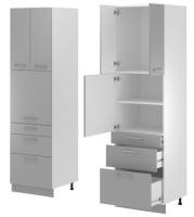 Кухня Монс пенал ПСВ-63 (белый, графит,(Леко)) в Гурзуф от производителя 