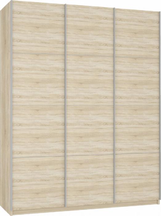 Шкаф-купе Прайм (2,1 - 3 двери) (Материал дверей:лдсп, цвет дверей:сонома, цвет каркаса:сонома (Мебельная компания Е1) )