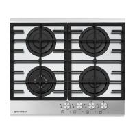 Варочная поверхность газовая 4-х комф. MGHG 64 22 (590х520) (Материал Металл/Стекло , Цвет Маталлик/Черный) в Гурзуф от производителя 