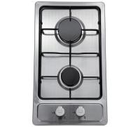 Варочная поверхность газовая 2-х конф. VENTOLUX HG320 EES INOX 2 (600х520хh43) (Материал корпуса нержавеющая сталь , Цвет корпуса Матовый) в Гурзуф от производителя в интернет магазине Планета Комфорта Варочная поверхность газовая 2-х конф. VENTOLUX HG320 EES INOX 2 (600х520хh43) (Материал корпуса нержавеющая сталь , Цвет корпуса Матовый) в Гурзуф от производителя