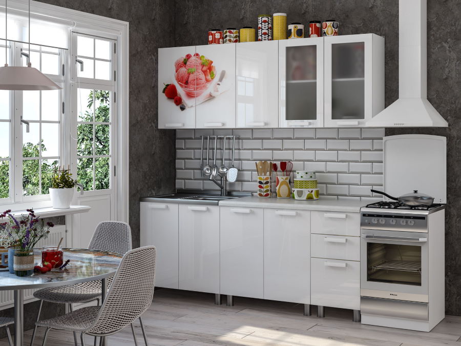 Фото Кухня Айс-крим (2,0) от производителя БТС  в Гурзуф по цене 35 660 ₽