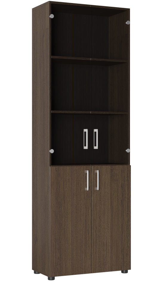 Фото Шкаф со стеклом Офис ОФ-303К от производителя Компасс в Гурзуф по цене 16 360 ₽