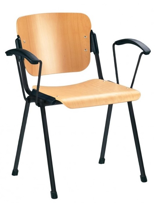 Фото Стул для посетителя Эра (Era) wood arm (крашенный) от производителя Новый стиль в Гурзуф по цене 4 490 ₽