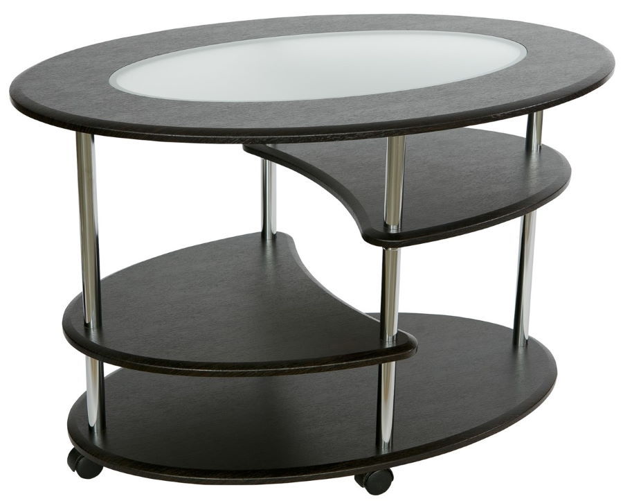 Фото Стол журнальный Эллипс (стекло) от производителя Калифорния в Гурзуф по цене 9 060 ₽