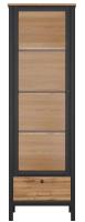 Шкаф Loft REG1W1S (дуб вотан, дуб вотан-черный (Black Red White (БРВ)) ) в Гурзуф от производителя в интернет магазине Планета Комфорта Шкаф Loft REG1W1S (дуб вотан, дуб вотан-черный (Black Red White (БРВ)) ) в Гурзуф от производителя
