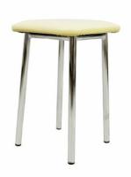 Табурет Т5 ( Обивка стула:кожзам , хром, в ассортименте, квадратное (Европа-Д) ) в Гурзуф от производителя 