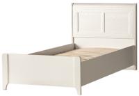 Кровать односпальная Белла 249 (СМ 90х200) с основанием ( 90х200 , ЛДСП/МДФ , белый-ясень белый , без подъемного мех. , без ящиков , без матраса (Яна) ) в Гурзуф от производителя 