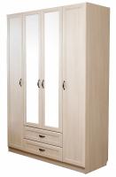 Шкаф Вега ВМ-06 (160) четырехдверный (сосна карелия, сосна карелия,(Хорошая мебель)) в Гурзуф от производителя 